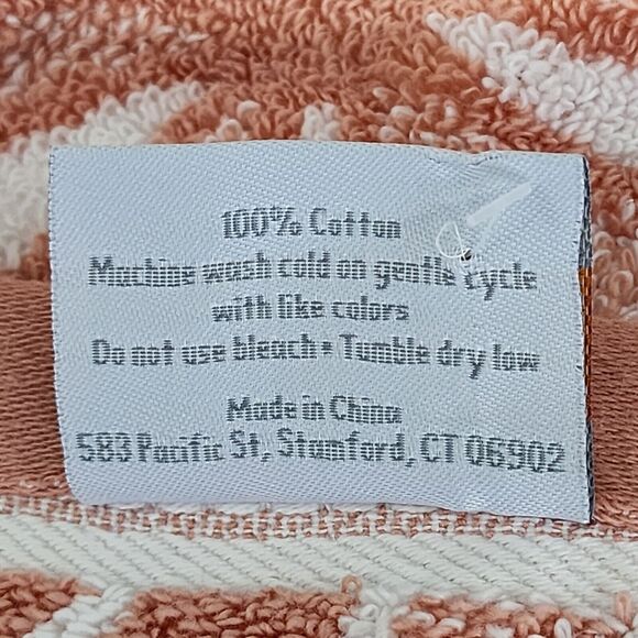 Caro Home 6pc Daisydays Cotton Bath Towel Set 2Bath 2Hand 2Tip Rose And White‎ - Picture 14 of 16